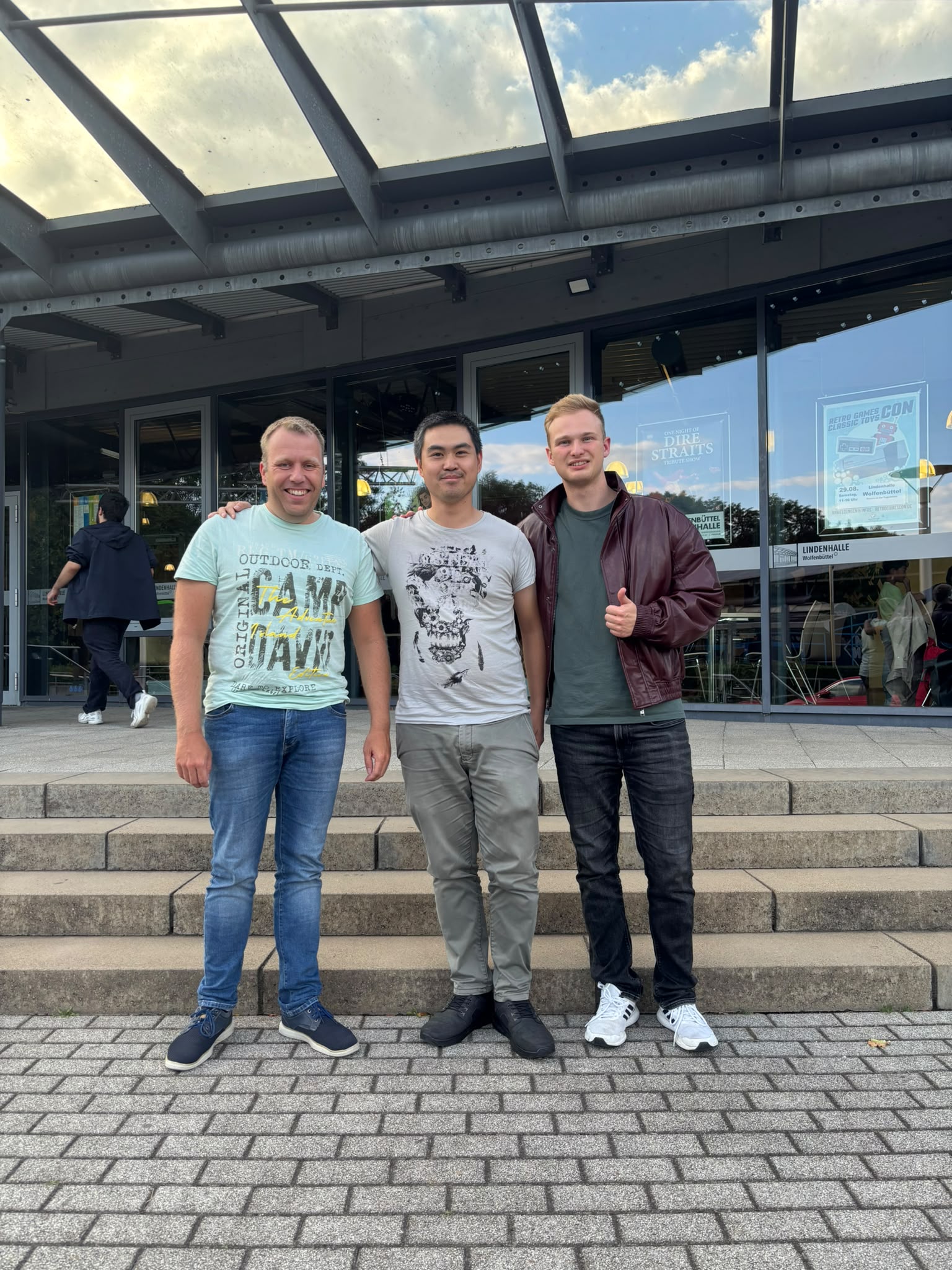 Das Trio des SC Wolfsburg beim Lessing Open 2026